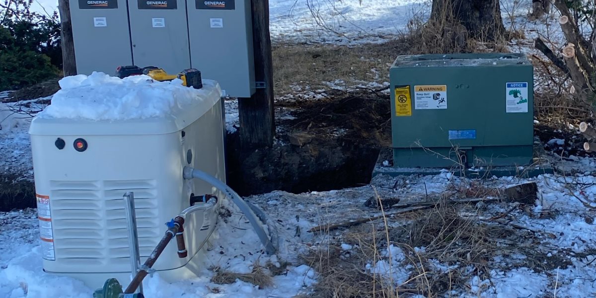 Backup generator installation completed by Cruiser Electric