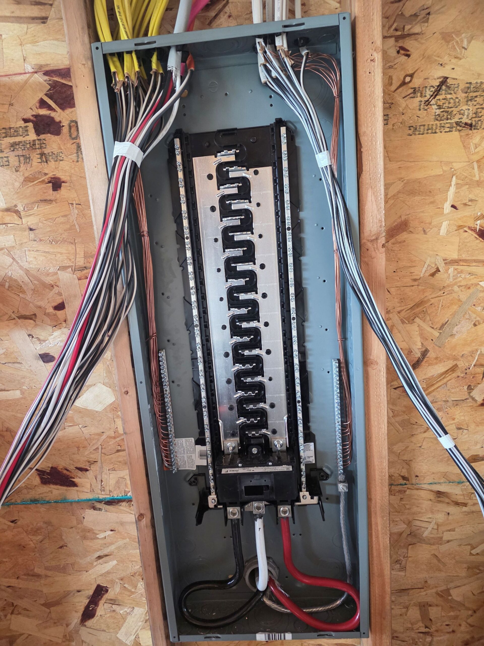 Residential electrical panel installation by Cruiser Electric